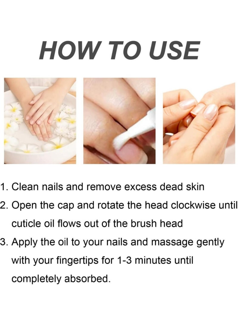 saykfoe Nail Care Solution, Nail Oil Treat Growth-Cuticle Oil Strengthens Nail Cuticles Removes Moisturizes and Nourishes, 5 ml - Image 5
